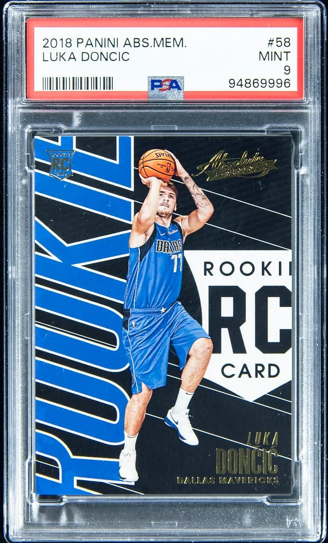 2018-19 Panini Absolute Luka Doncic Memorabilia #58 card image