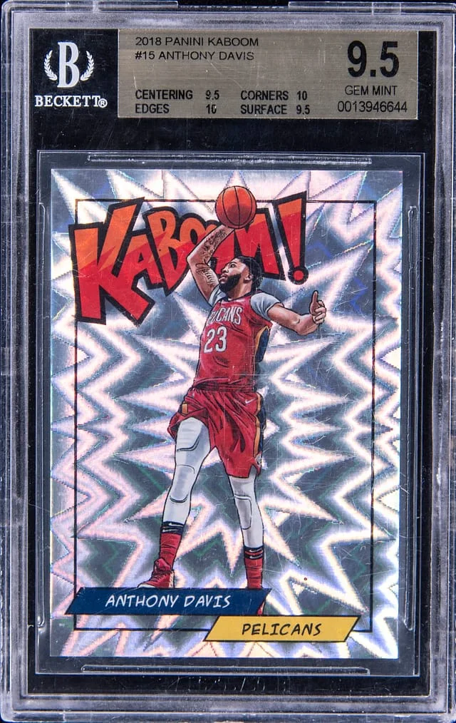 2018-19 Panini Anthony Davis Kaboom #15 card image