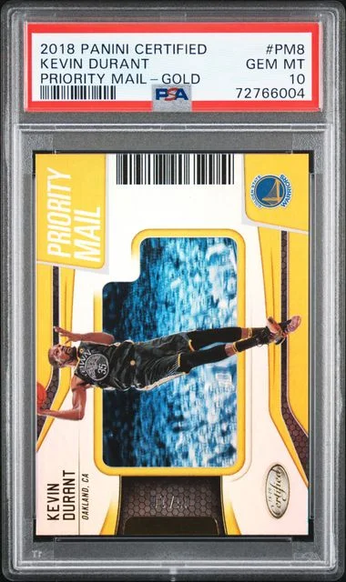 2018-19 Panini Certified Kevin Durant Priority Mail Gold #PM-8 card image
