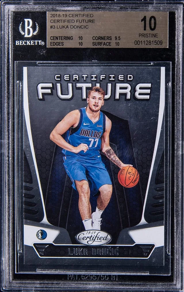 2018-19 Panini Certified Luka Doncic Future #CF-3 card image