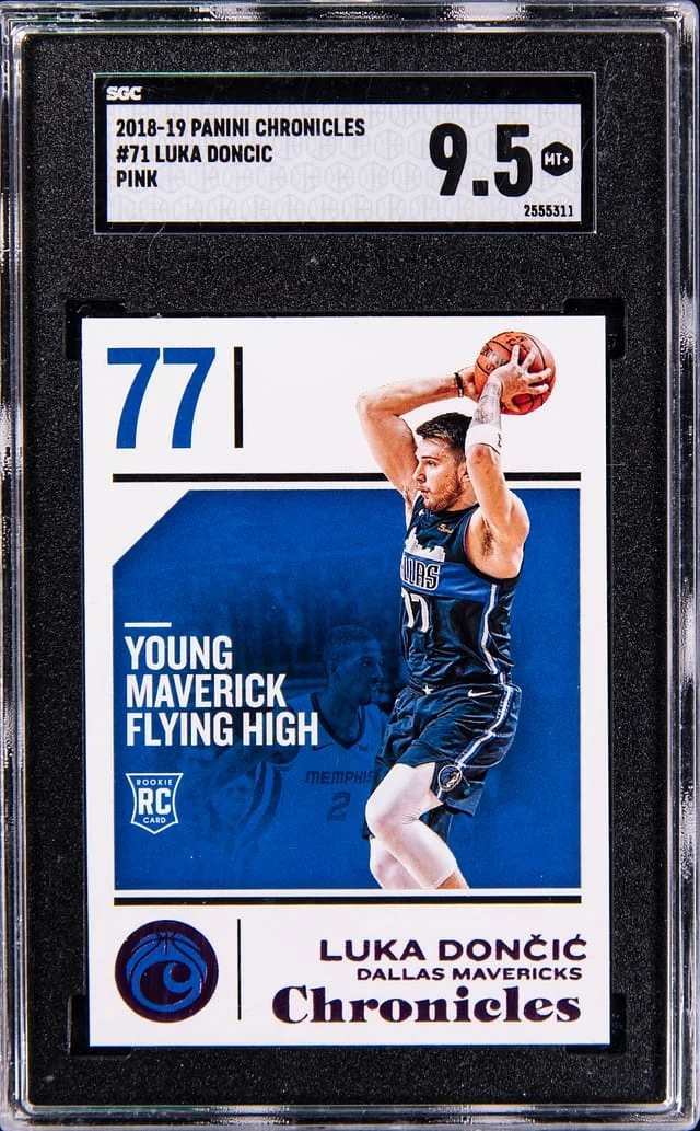2018-19 Panini Chronicles Luka Doncic Green #71 card image