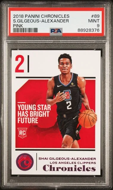 2018-19 Panini Chronicles Shai Gilgeous-Alexander Pink #89 card image