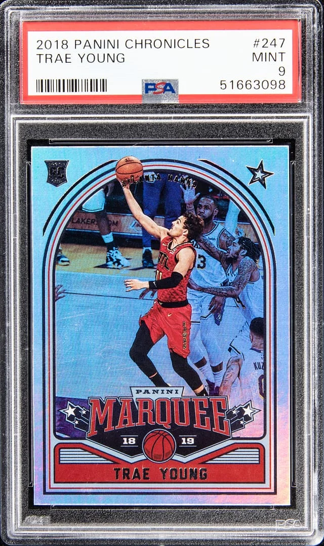 2018-19 Panini Chronicles Trae Young #247 card image