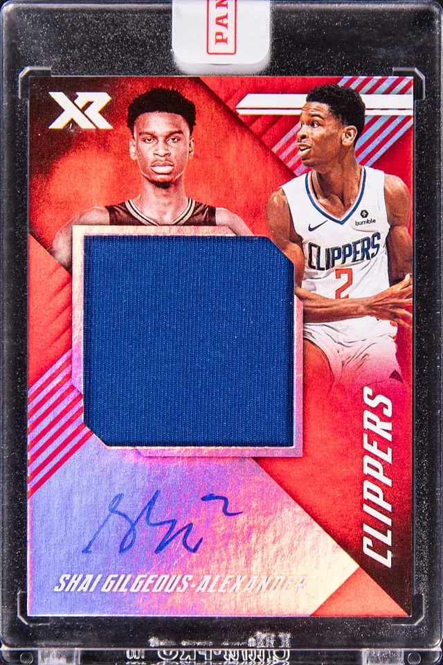 2018-19 Panini Chronicles XR Jumbo Swatch Autographs #XR #no-number card image