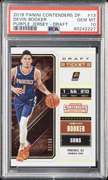 2018-19 Panini Contenders Draft Picks Devin Booker #13 card image