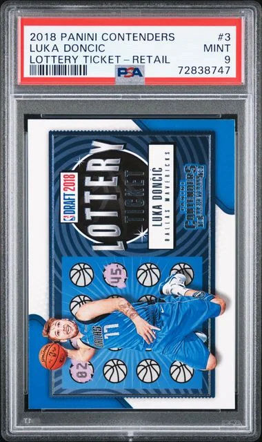 2018-19 Panini Contenders Luka Doncic Lottery Ticket Retail #3 card image