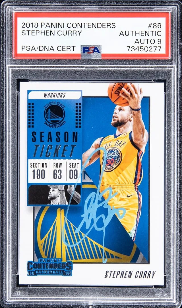 2018-19 Panini Contenders Stephen Curry #86 card image