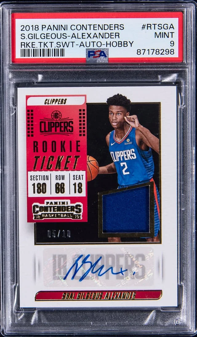 2018-19 Panini Contenders Ticket Swatch Autographs Hobby #RT #no-number card image