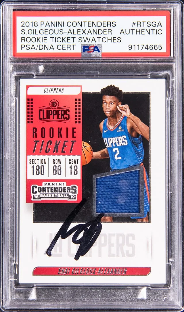 2018-19 Panini Contenders Ticket Swatches #RT #no-number card image