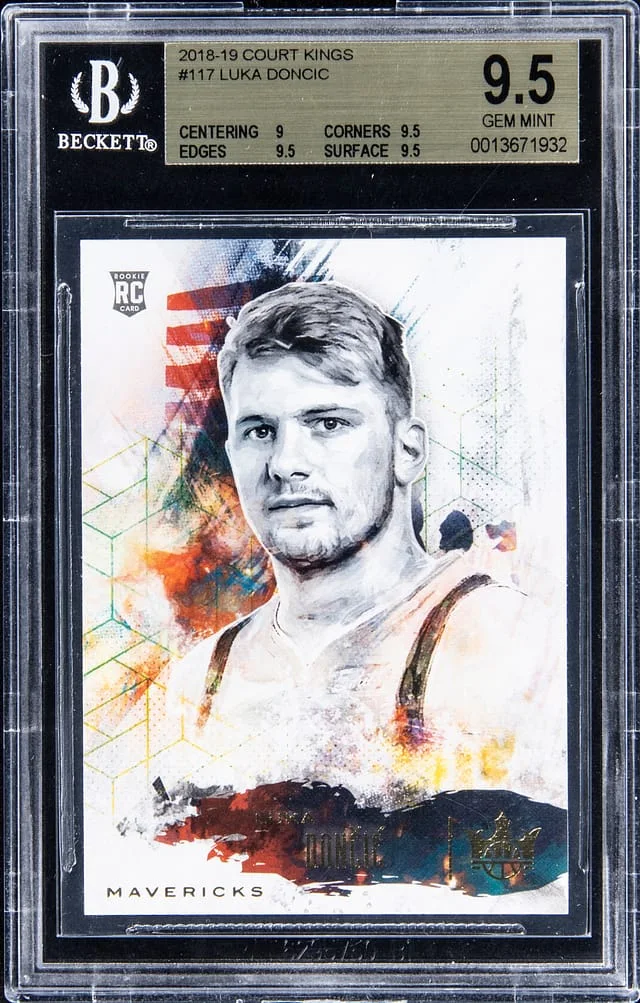 2018-19 Panini Court Kings Luka Doncic #117 card image
