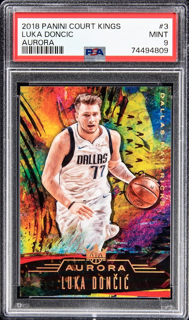 2018-19 Panini Court Kings Luka Doncic Aurora #3 card image