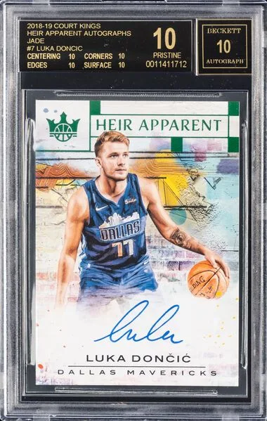 2018-19 Panini Court Kings Luka Doncic Emerging Artists #7 card image