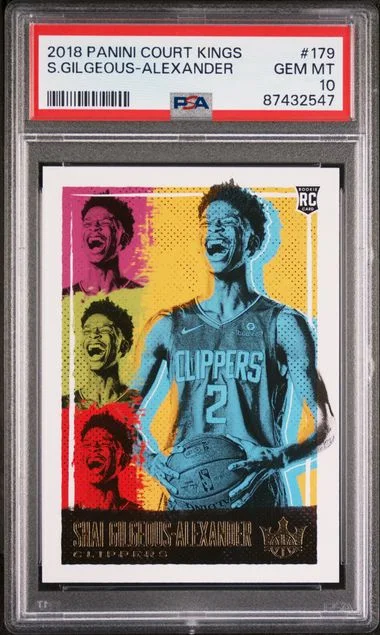 2018-19 Panini Court Kings Shai Gilgeous-Alexander #179 card image