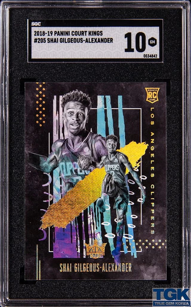 2018-19 Panini Court Kings Shai Gilgeous-Alexander Level IV #205 card image