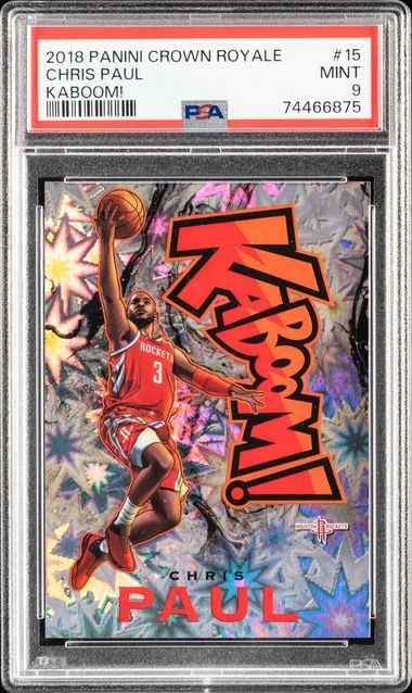 2018-19 Panini Crown Royale Chris Paul Kaboom! #15 card image