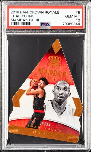 2018-19 Panini Crown Royale Trae Young Mamba's Choice #5 card image