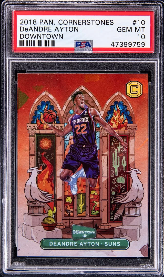 2018-19 Panini DeAndre Ayton Cornerstones Downtown #10 card image
