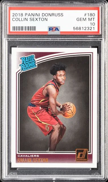2018-19 Panini Donruss Collin Sexton Rated #180 card image
