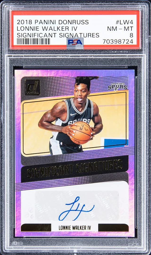 2018-19 Panini Donruss Lonnie Walker IV Significant Signatures #LW4 card image