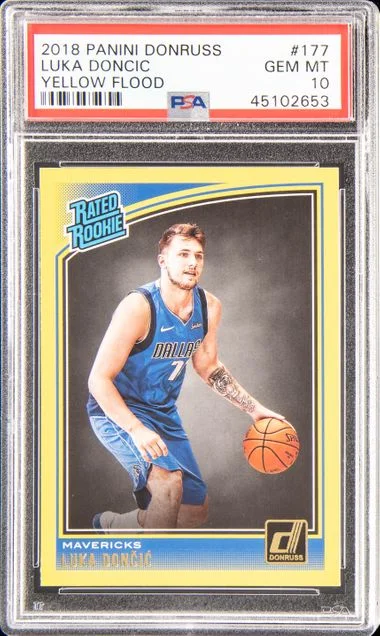 2018-19 Panini Donruss Luka Doncic Rated #177 card image