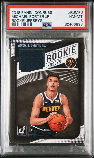 2018-19 Panini Donruss Michael Porter Jr. Jerseys #RJ-MPJ card image