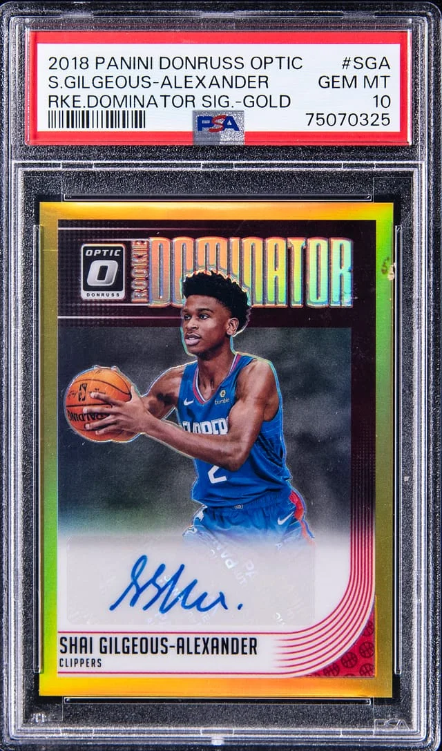 2018-19 Panini Donruss Optic Dominator Signatures Gold #RD #no-number card image