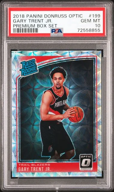 2018-19 Panini Donruss Optic Gary Trent Jr. Premium Box Set #199 card image