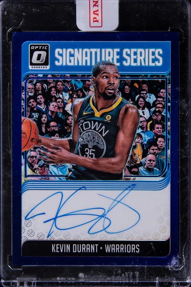 2018-19 Panini Donruss Optic Kevin Durant Signature Series #SG-KDR card image