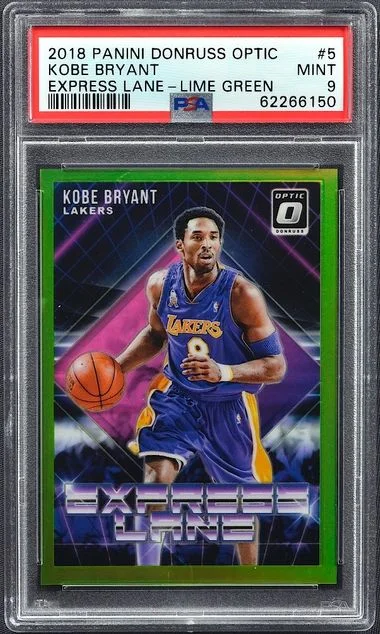2018-19 Panini Donruss Optic Kobe Bryant Express Lane Purple #5 card image