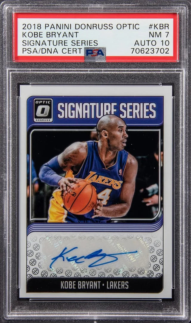 2018-19 Panini Donruss Optic Kobe Bryant Signature Series #SG-KBR card image