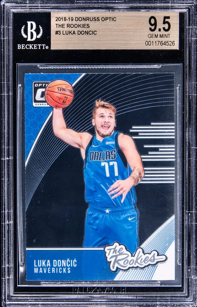 2018-19 Panini Donruss Optic Luka Doncic The Rookies #3 card image