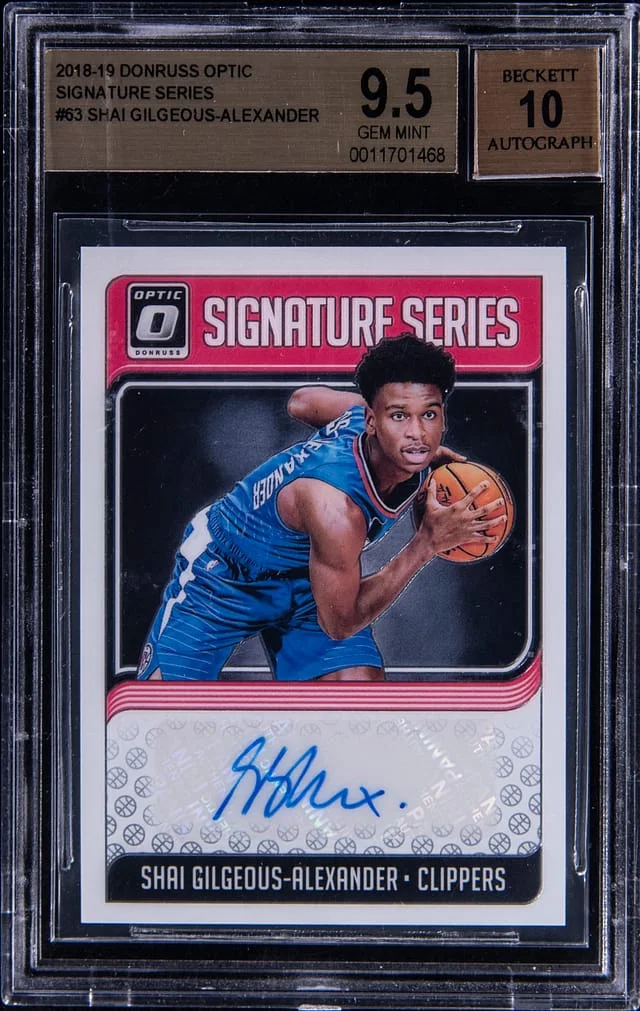 2018-19 Panini Donruss Optic Signature Series #SG #no-number card image