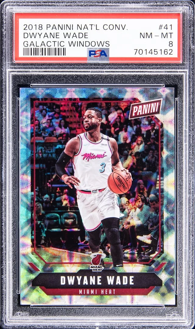 2018-19 Panini Dwyane Wade National Convention Galactic Windows #41 card image