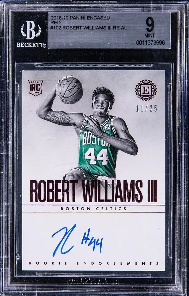2018-19 Panini Encased Robert Williams III Red #102 card image