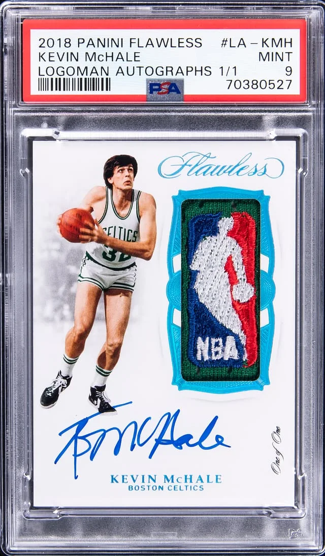 2018-19 Panini Flawless Kevin McHale Logoman Autographs #LA-KMH card image
