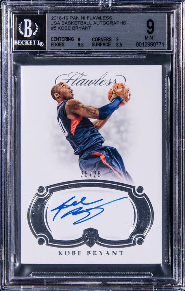 2018-19 Panini Flawless Kobe Bryant USA Basketball Autographs #US-KBR card image