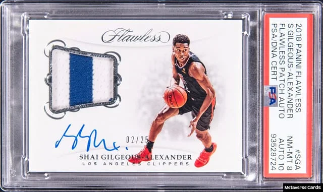 2018-19 Panini Flawless Patch #no-number card image