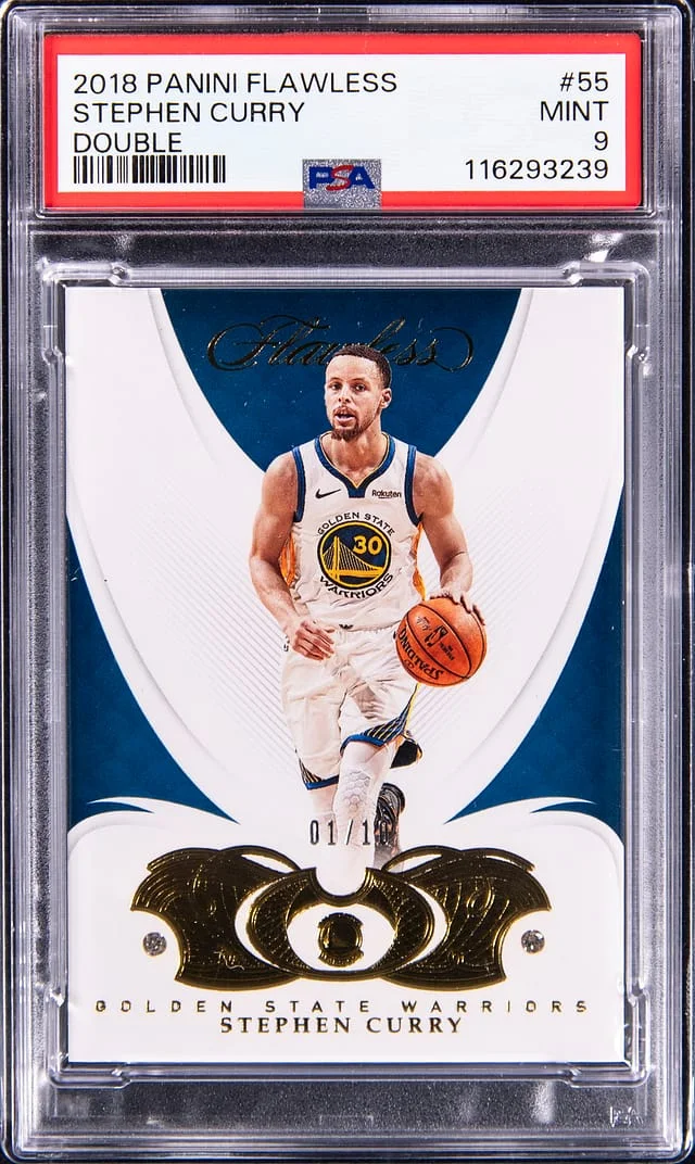 2018-19 Panini Flawless Stephen Curry Diamond Double #55 card image