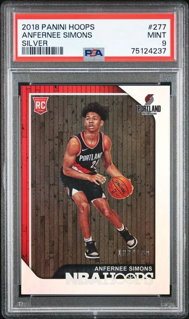 2018-19 Panini Hoops Anfernee Simons Silver #277 card image