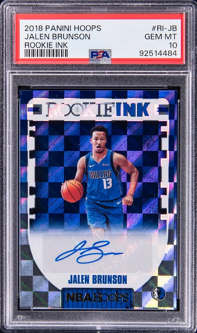 2018-19 Panini Hoops Jalen Brunson Ink #RI-JB card image
