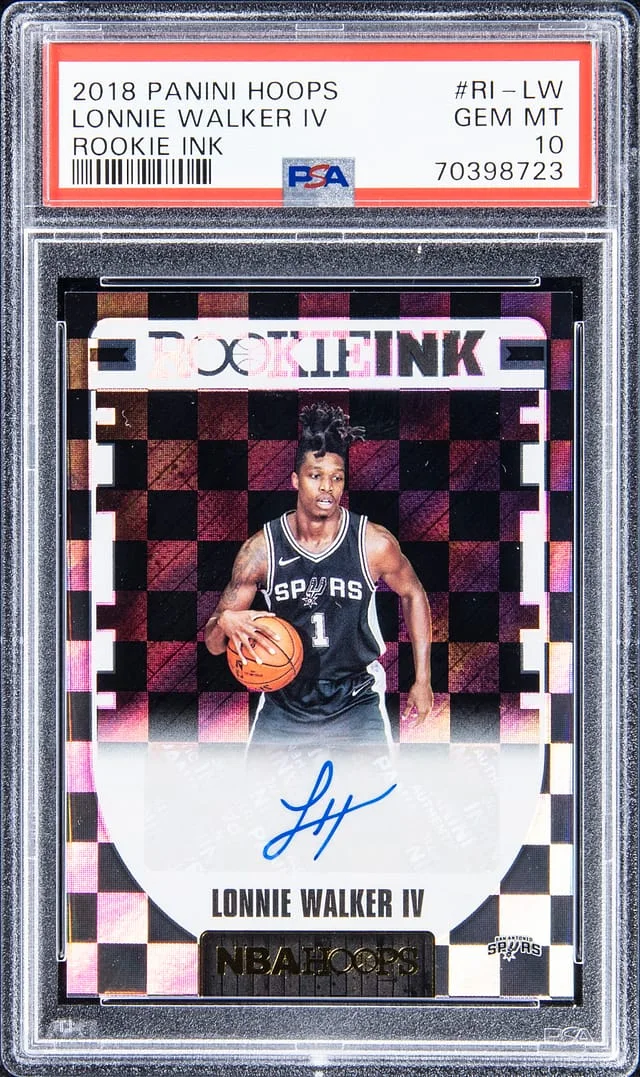 2018-19 Panini Hoops Lonnie Walker IV Ink #RI-LW card image