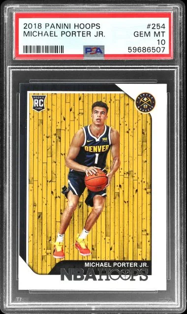 2018-19 Panini Hoops Michael Porter Jr. #254 card image