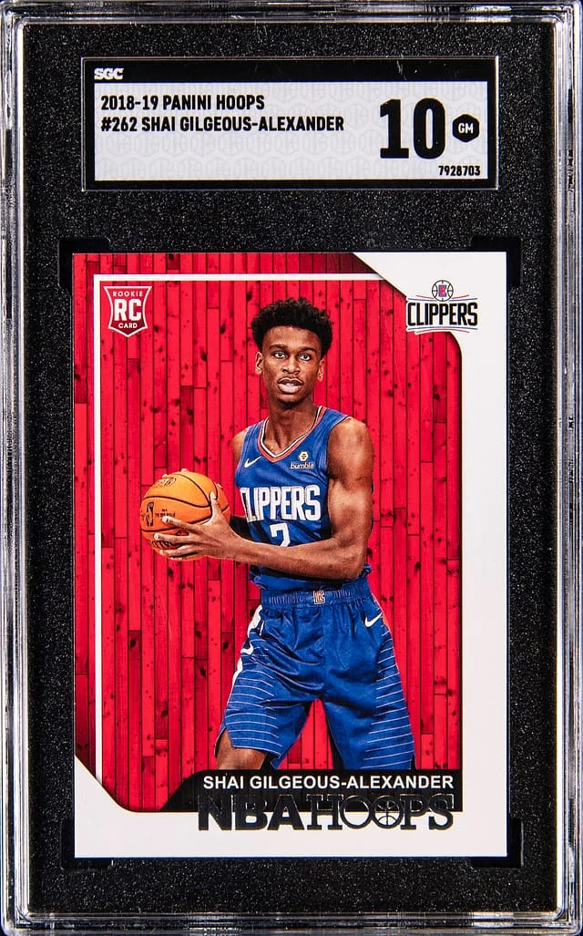 2018-19 Panini Hoops Shai Gilgeous-Alexander #262 card image