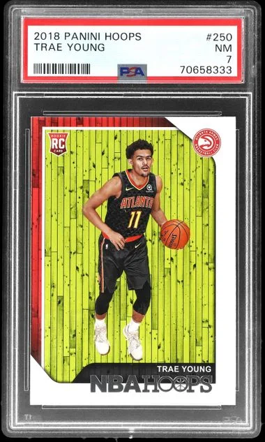 2018-19 Panini Hoops Trae Young #250 card image