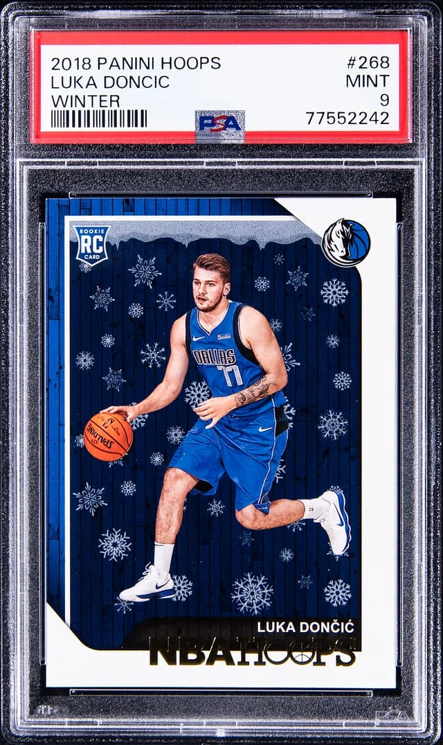 2018-19 Panini Hoops Winter Luka Doncic #268 card image
