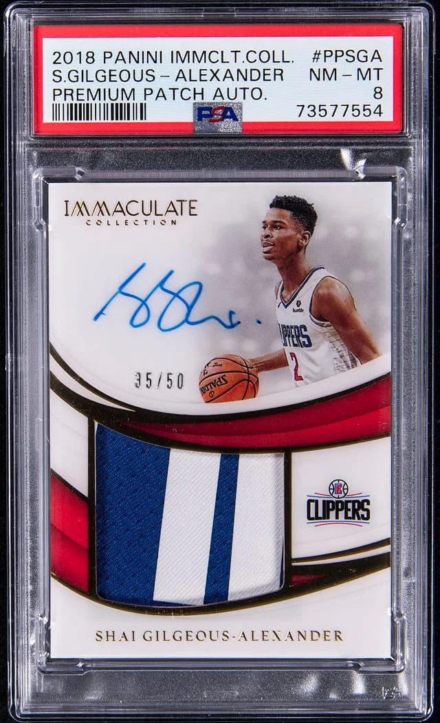 2018-19 Panini Immaculate Collection Premium Patch Autographs #PP #no-number card image