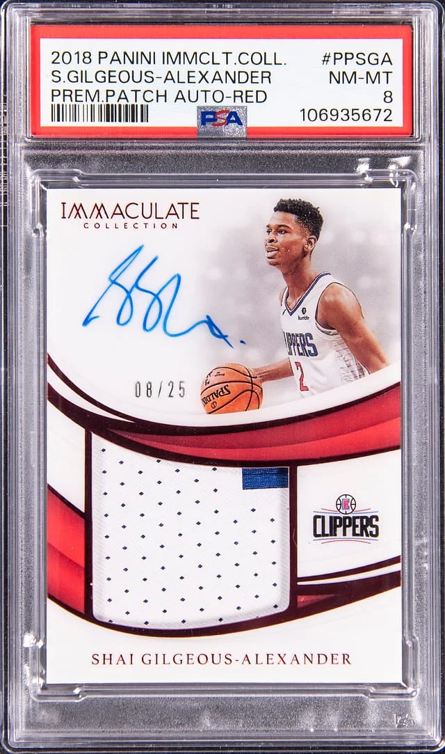 2018-19 Panini Immaculate Collection Premium Patch Autographs Red #PP #no-number card image