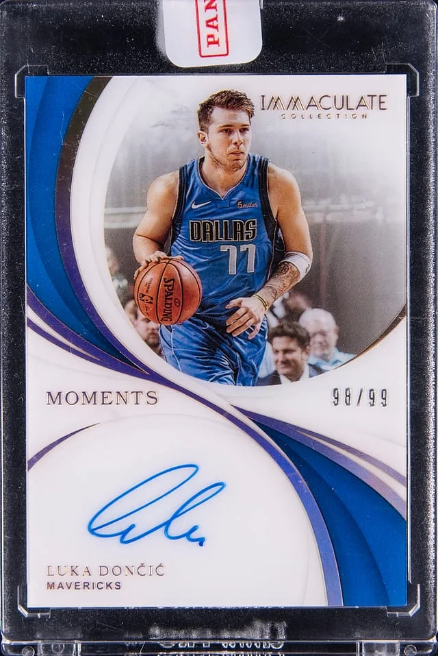 2018-19 Panini Immaculate Luka Doncic Moments #IM-LDC4 card image