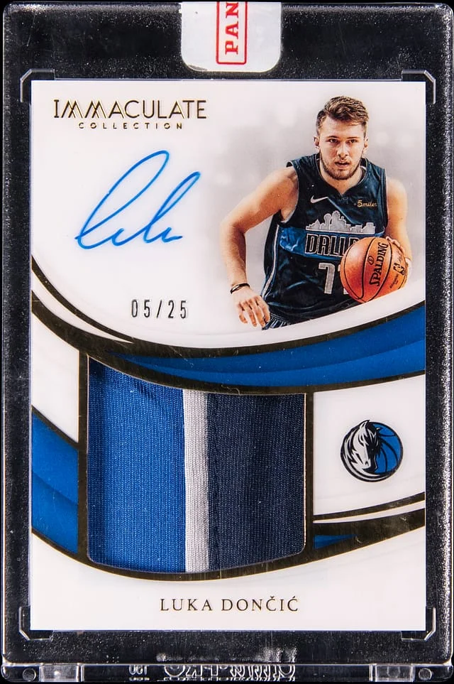2018-19 Panini Immaculate Luka Doncic Premium Patch Autographs #PP-LDC card image
