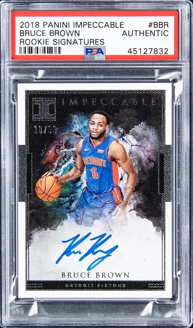 2018-19 Panini Impeccable Bruce Brown Signatures #BBR card image